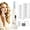 White, variant on Hemvt 3 Speeds Sonic Dermaplane Razor for Women Face Hair & Peach Fuzz Remover, Rechargeable Dermaplaning Tool with 12 Replacement Blades for Peach Fuzz Removal and Facial Exfoliation, White