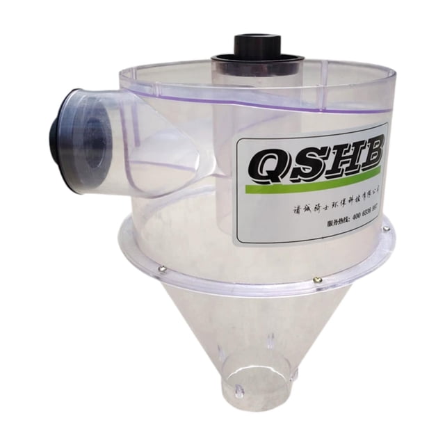Separador de polvo ciclónico con sistema de aire y vacío para arena de carpintería con adaptador