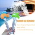 thumbnail image 2 of heritaly ABS Floating Water Thermometer Cartoon Temperature Tester Floating Temperature Tester Cartoon green, 2 of 6