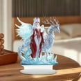 thumbnail image 5 of DefiDgd Fairy Acrylic Tabletop Standing Ornament,11D Flat Acrylic Statue for Living Rooms Bedrooms Windowsills Table Centerpiece Shelf Home Decoration(K), 5 of 6