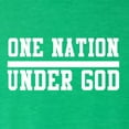 thumbnail image 5 of Wild Bobby, One Nation Under God Inspirational/Christian Men Premium Tri Blend Tee, Envy, Large, 5 of 5