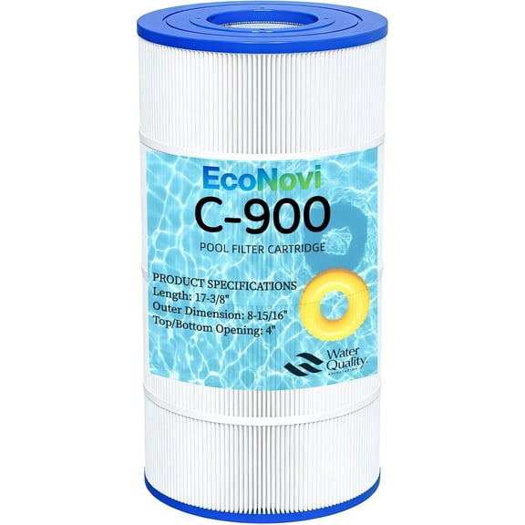 C900 Pool Filter Cartridge Replacement, Compatible with Hayward Star-Clear Plus C900 CX900RE, Replaces PA90, Unicel C-8409, Filbur FC-1292, Premium 5oz Heavy-Duty Filter Media
