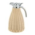 thumbnail image 5 of Miumaeov 1.5L/0.4 Gal Stainless Steel Vacuum Insulated Thermal Pitcher Tea Milk Coffee Pot Rattan Thermal Jug, 5 of 21