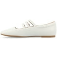 thumbnail image 2 of Journee Womens Darlin Multi Strap Square Toe Dress Flats, Widths Available, 2 of 9