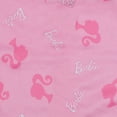thumbnail image 3 of Barbie Hoodie Girls' Logo Design Full-Zip Hooded Sweatshirt, 3 of 5
