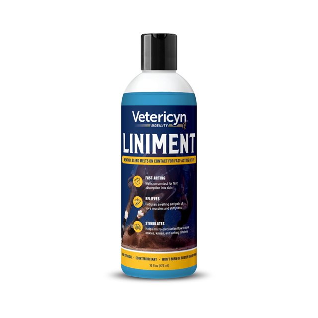 Liniment Vetericyn Mobility Equine 480 ml para músculos y articulaciones