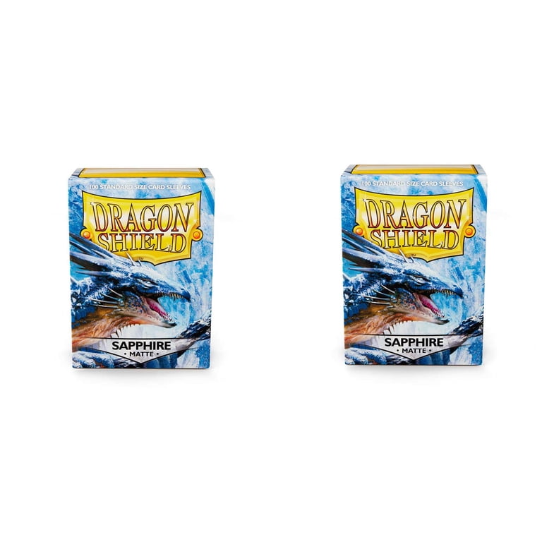 2 Packs Dragon Shield Matte Sapphire Standard Size 100 ct Card Sleeves Value Bundle! 2 Packs Dragon Shield Matte Sapphire Standard Size 100 ct Card Sleeves Value Bundle!