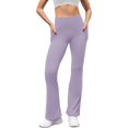 thumbnail image 5 of Women's High Waist Flare Yoga Pants Tummy Control Casual Bootcut Leggings with Side Pockets, 5 of 7