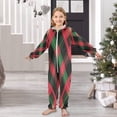 thumbnail image 6 of Vzayyk 4T-14Y Size Aviliable Cozy One-Piece Footless Sleeper Pajama Tartan Plaid, 6 of 8