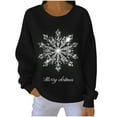 thumbnail image 1 of HAiming Chandail de Noël pour Femmes Imprimé Xmas Manches Longues Col Rond Décontracté Blouse Tendance, 1 of 6