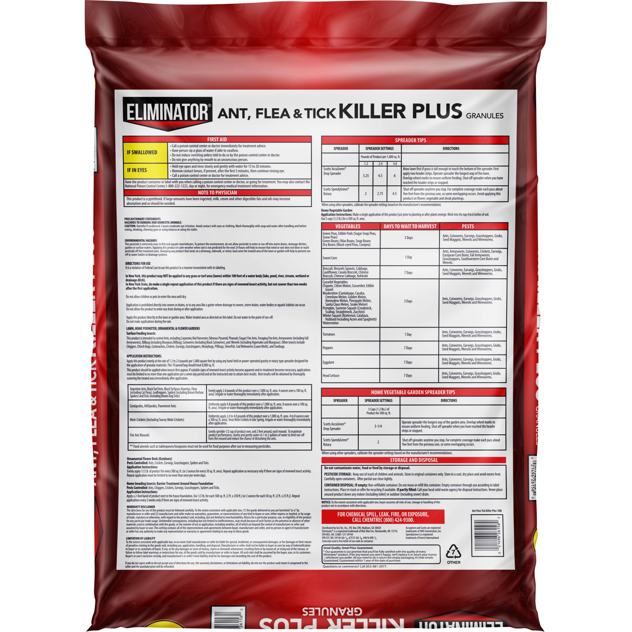 Eliminator Ant, Flea & Tick Killer Plus Lawn Granules photo 2