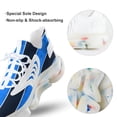 thumbnail image 7 of Stripe Line Pattern Walking Shoes for Men Woman Lightweight Tennis Fashion Elastic Sports Shoes Cushion Basketball Shoes, 7 of 7