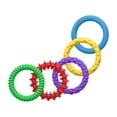 thumbnail image 2 of 5 piezas de pulseras sensoriales, anillos inquietos de silicona juguetes educativos novedosos juguetes sensoriales tranquilos para regalos de rellenos En caja, 2 of 8