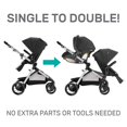 thumbnail image 2 of Evenflo Pivot Xpand Baby Stroller & SafeMax Infant Car Seat Travel System, Black, 2 of 6