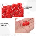 thumbnail image 3 of SOPOTUTU 100pcs Decorative Board Tacks Red Plastic Heart Push Pin Clips for Office Supplies, 3 of 8