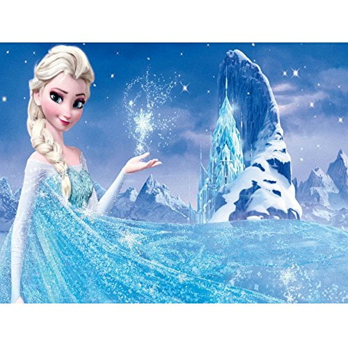 1/4 Sheet Frozen Elsa Castle Edible Frosting Cake Topper* - Walmart.com - Walmart.com