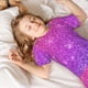 thumbnail image 5 of Balery Purple Glitter Conjunto de Pijama Infantil de Manga Corta con Estampado – Ropa de Dormir de Algodón Suave-XX-Large, 5 of 6