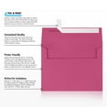 thumbnail image 5 of LUXPaper A7 Invitation Envelopes, 5 1/4 x 7 1/4, Magenta, 500/Pack, 5 of 8