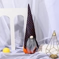 thumbnail image 3 of Peluche De Gnomo De Halloween, Muñeco De Peluche Sin Rostro, Lindo Muñeco De Pie, Adornos Para Escritorio, Chimenea, Estantería seitruly HA046778-02, 3 of 6