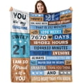 thumbnail image 1 of LHSHID Birthday Blanket Gifts for 21 Year Old Boys and Girls 50x60in, 1 of 6