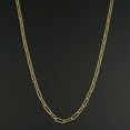 thumbnail image 2 of KoolJewelry Solid 14k Yellow Gold Filled 3.1 mm Paperclip Chain Necklace (20 inches or 50.8 centimeters long), 2 of 7