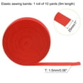 thumbnail image 2 of Uxcell 10 Yards Sewing Elastic Bands 1 Inch 25mm Width Flat Knit Stretch Elastic Cord for DIY Projects Crafts, Red, 2 of 7