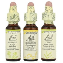 Bach Original Flower Remedies, Mental Energy Kit, Emotional Ups & Downs, 3 Droppers, 0.35 fl oz (10 ml) Each