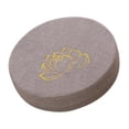 thumbnail image 2 of Cojín de meditación redondo de espuma dura de algodón y lino, desmontable, lavable, cómodo, para balcón, sala de estar, tatami, gris., 2 of 12