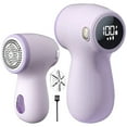 thumbnail image 3 of Portable Rechargeable Lint Shaver Hair Remover With LED Display Cutters Type C Charging Fabric Defuzzer For Clothes Sweaters, 3 of 3