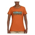 thumbnail image 2 of Wild Bobby Godfidence- Knowing I Can't But He Can Blue and Brown Cheetah Print Inspirational/Christian Women Graphic Tee, Orange, X-Large, 2 of 6