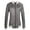 Gray, variant on Camii Mia Women's Bomber Jacket Zip Up Velvet Fleece Jacket Warm Coat