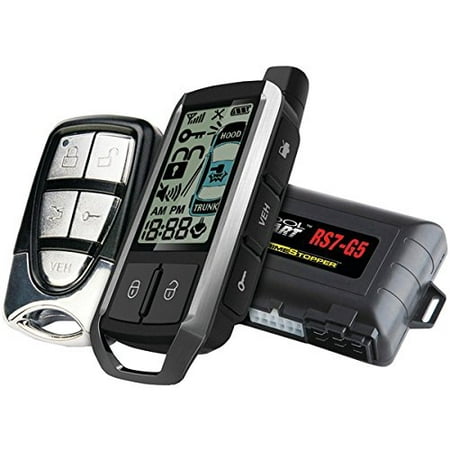Crimestopper RS7-G5 2-Way FM/FM LCD Paging Remote Start and Keyless Entry (Best Keyless Entry System)