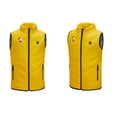 thumbnail image 5 of Odeerbi Teen Boys Girls Christmas Heated Vest Kids Puffer Vest Children USB Intelligent Constant Temperature 2 Areas Heated Jacket Solid Color Plus Size Winter Coat Yellow 14-15 Years, 5 of 7