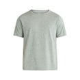 thumbnail image 3 of Athletic Works Men's and Big & Tall Men's Soft ButterCore Tee with Short Sleeves, Sizes S-5XL, 3 of 5