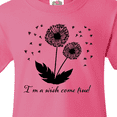 thumbnail image 4 of Inktastic I'm a Wish Come True Dandelion in Black Youth T-Shirt, 4 of 5