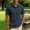 c01Gray, variant on Linen Shirts for Men Short Sleeve Lightweight Breathable Quick Dry Button Down with Denim Trim for Summer Beach Outdoor Hiking Gray M