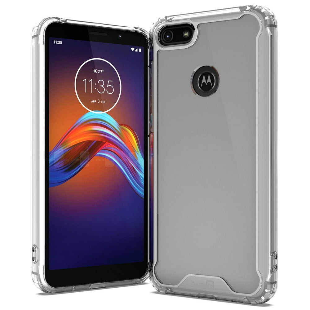 CoverON Motorola Moto E6 Play Case Clear Slim Fit Hard Protective Phone