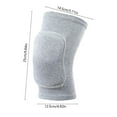 thumbnail image 3 of Ovzne Soft Breathable Knee Pads - Shock-Absorbing Crash Pads For Football, Volleyball, Dance More Sports, 3 of 6