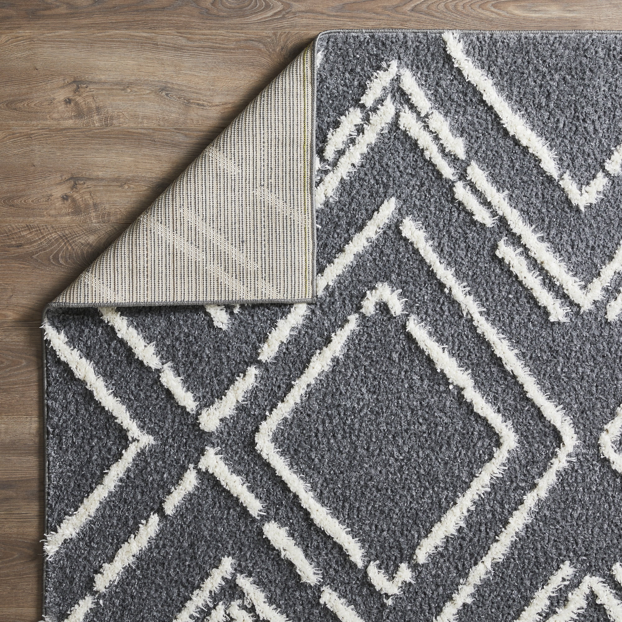 Loomaknoti Vemoa Armeley 3' x 5' Blue Geometric Indoor Accent Rug