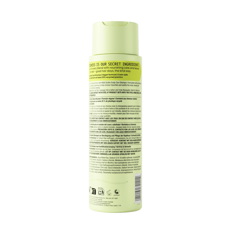 Hask Soothe + Tea Tree Oil Scalp Care Shampoo, 16 oz photo 3