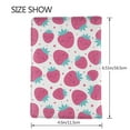 thumbnail image 3 of Pofeuu Hand Drawn Strawberry Print Travel Document Organizer Passport Holder Men Women for Family (6.5 in x 4.5 in),Wallet Holder Credit Card Clutch Bag Case, 3 of 5