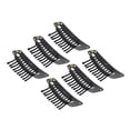 thumbnail image 1 of 10 Teeth  Clips, Rounded Edges Hair Extension Clips Multipurpose 100pcs  for Hair Salon, 1 of 8