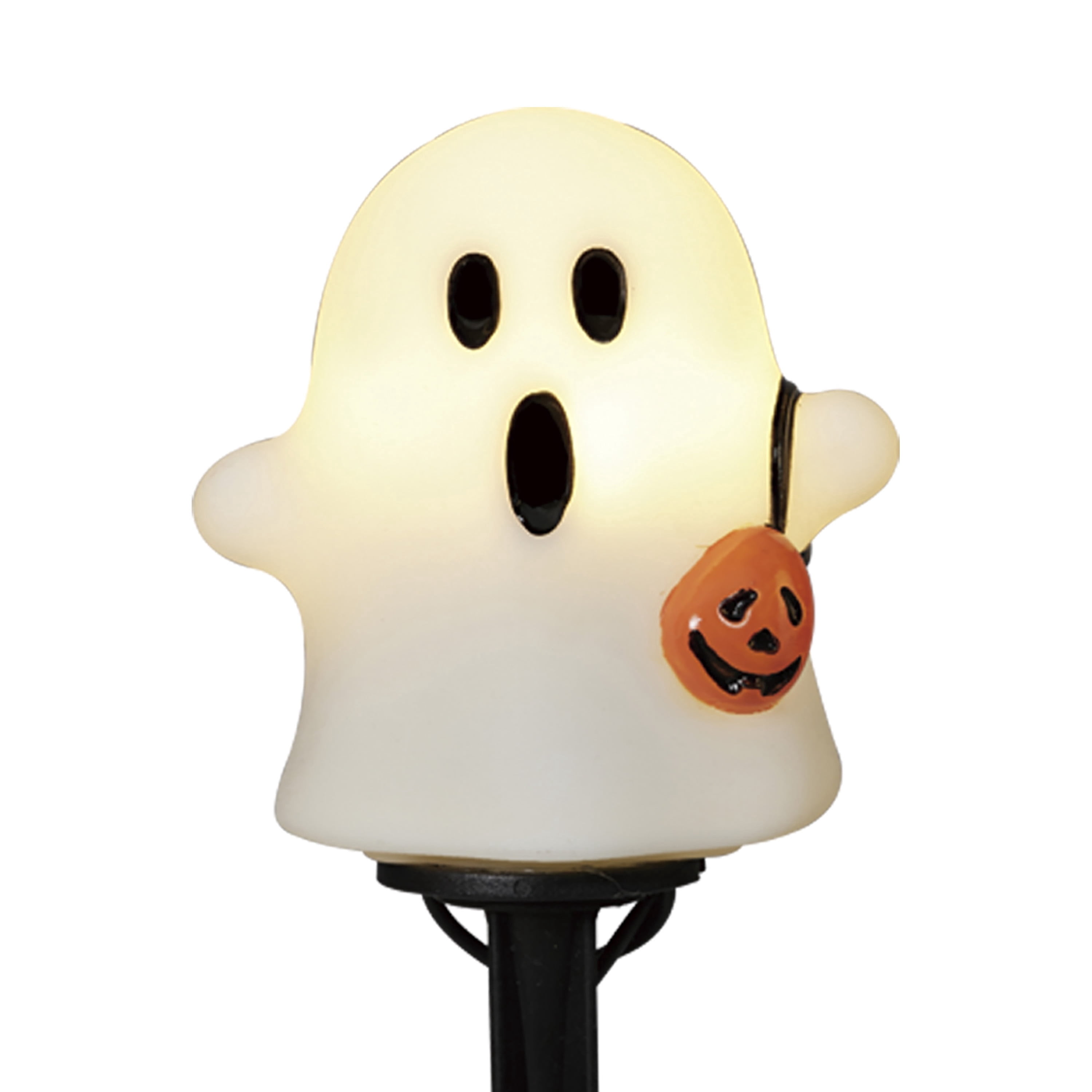 Outdoor LED Ghost Pathmarkers, White, 3', 3 Count, Halloween by Way To Celebrate