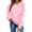 Pink, variant on Atogsazn Women's Valentine's Day Sweatshirts Casual Cute Heart Long Sleeve Pullover Sweatshirt Blouse Fall Tops 03-Hot Pink XS Fashion