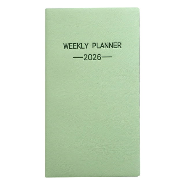 A6 Mini Notebook Planner Organizer Daily Schedule Travel Diary 173 mm x 96 mm 64 Sheets 128 Pages