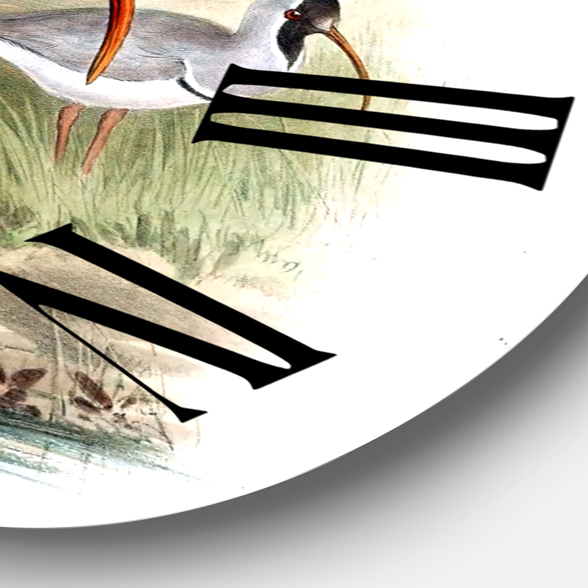 Designart 1 in Farmhouse Wall Clock