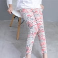thumbnail image 4 of Odeerbi 3-12 Years Kids Girls Yoga Leggings Floral Workout Dance Athletic Sports Pants Summer Comfortable Cute High Waist Pants, 4 of 4