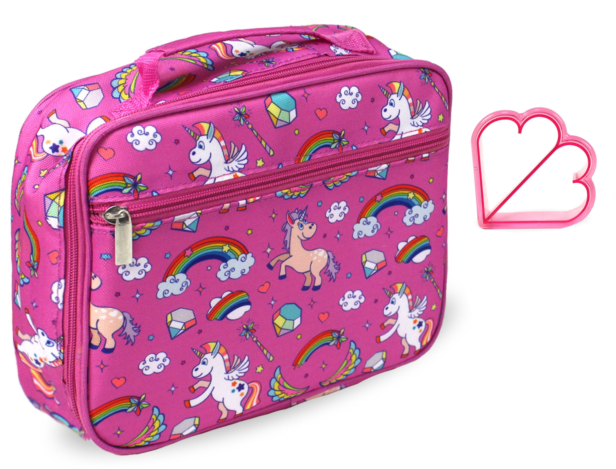 Ice Cream & Shine Pink Unicorn Insulated Lunch Tote Bag – Aura In