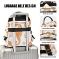 thumbnail image 3 of FORMRS Mini Backpack Purse for Women Travel Daypack Casual Shoulder Bag, Orange Seahorse, 3 of 7