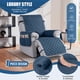 thumbnail image 3 of Funda de mueble TAOCOCO impermeable para sillón reclinable de 25 pulgadas, color azul océano, 3 of 8
